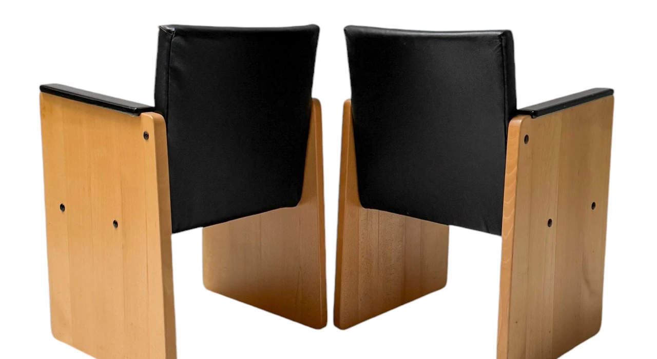 Pair of Art Deco Modernist Armchairs by Jan den Drijver for De Stijl, 1930s